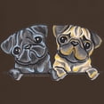 thumbnail image 3 of CafePress - Pug Pals Dark T Shirt - Men's Classic Graphic Cotton T-Shirt, 3 of 4