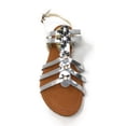 thumbnail image 5 of Victoria K Women's Metallic Strappy Sandal, 5 of 5