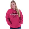 thumbnail image 4 of Country Strong Western Stars Cowgirl Hoodie Sweatshirt Women Brisco Brands S, 4 of 6