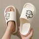 thumbnail image 2 of Zapatillas de baño con plataforma gruesa para mujer, chanclas antideslizantes de dibujos animados de gato, sandalias de playa para interiores y exteriores, verano 2024, 2 of 7