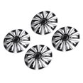 thumbnail image 1 of Car Hubcap Wheel Cover, Sturdy Protective 4Pcs Automotive Wheel Rim Cover Hubcap  for Clio, 1 of 7