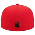 thumbnail image 4 of Men's New Era  Red Kansas City Chiefs Group Chat 59FIFTY Fitted Hat, 4 of 5