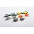 thumbnail image 4 of FEISEDY Vintage Small Round Sunglasses Retro Slender Metal Frame Candy Colors B2422, 4 of 13