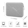 thumbnail image 2 of Laptop Sleeve for 10-16.7 inch Laptop Tablet, Resistant Neoprene Laptop Sleeve/Notebook Computer Pocket Case/Tablet Briefcase Carrying Bag with Zipper Case for Macbook HP Lenovo Asus Notebook, 2 of 7
