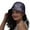 Grey, variant on Reversible Metallic Fisherman Sun Hat Fashionable Streetwear Cap for Outdoor Festivals