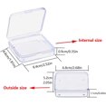 thumbnail image 2 of Gebildet 18 Pack Mini Clear Plastic Bead Storage Containers Box Case with lid for Herbs,Tiny Bead,Pills,and Other Small Items, 2 of 6