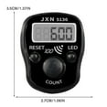 thumbnail image 2 of Finger Counter, LED Display Tally Counter for Sports Steps Lap Counting, Portable Wristband, 2 of 7