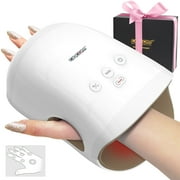 CINCOM Upgrade Hand Massager with Heat, Cordless Hand Massager with Compression, Home Use Gifts for Mom Dad Women Men