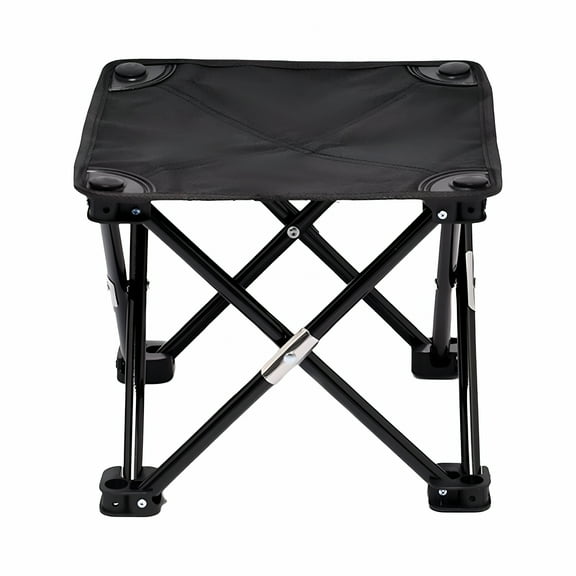LAMIRO Foldable Footstool Seat Aluminum Alloy Wear Resistant under Desk Footstool Camp Stool Fishing Chairs for Traveling Walking Hiking Picnic