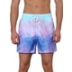 thumbnail image 1 of Bañador de vacaciones para hombres con estampado de teñido anudado y cinturilla elástica azul 28, 1 of 1