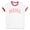 White/Red, variant on Pink Arched Mama Ringer Tee Shirt Unisex Large White/Black