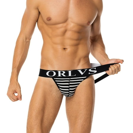 

Lingerie For Women Plus Size Men S Striped Cotton Comfortable Low Waist Breathable Sexy Sexy Thong