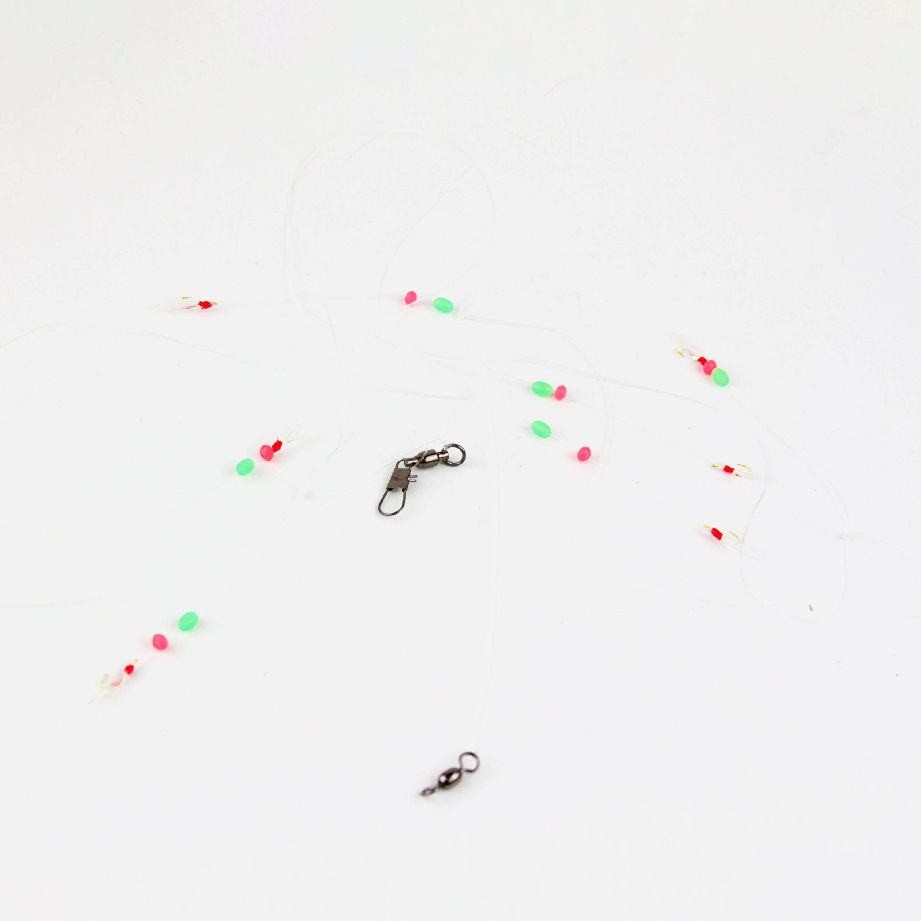 Ahi USA Glow Hook Rainbow Skin Sabiki Bait Fishing Rig #14