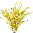 thumbnail image 1 of Flores artificiales de orquídeas Sggvecsy, tallos artificiales de forsitia, 4 unidades, 1 of 6