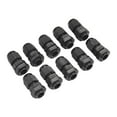 thumbnail image 6 of 50pcs PG7 Cable Glands Black Nylon Waterproof Strain Relief Cord Grip Cable Gland With Gasket Cable Connector For 13-13.5mm, 6 of 6