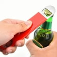 thumbnail image 3 of 3-piece heavy stainless steel flat bottle opener, durable beer bottle opener.red, 3 of 4