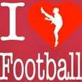thumbnail image 3 of CafePress - I Love Football Dark T Shirt - Men's Classic Graphic Cotton T-Shirt, 3 of 4