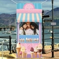 thumbnail image 4 of Ice Cream Shoppe Background Photo Door Banner Ice Cream Theme Large Fabric Photo Door Backdrop Props Decor Funny Ice Cream Face in Hole Photo Backdrop Party Supplies, 4 of 7