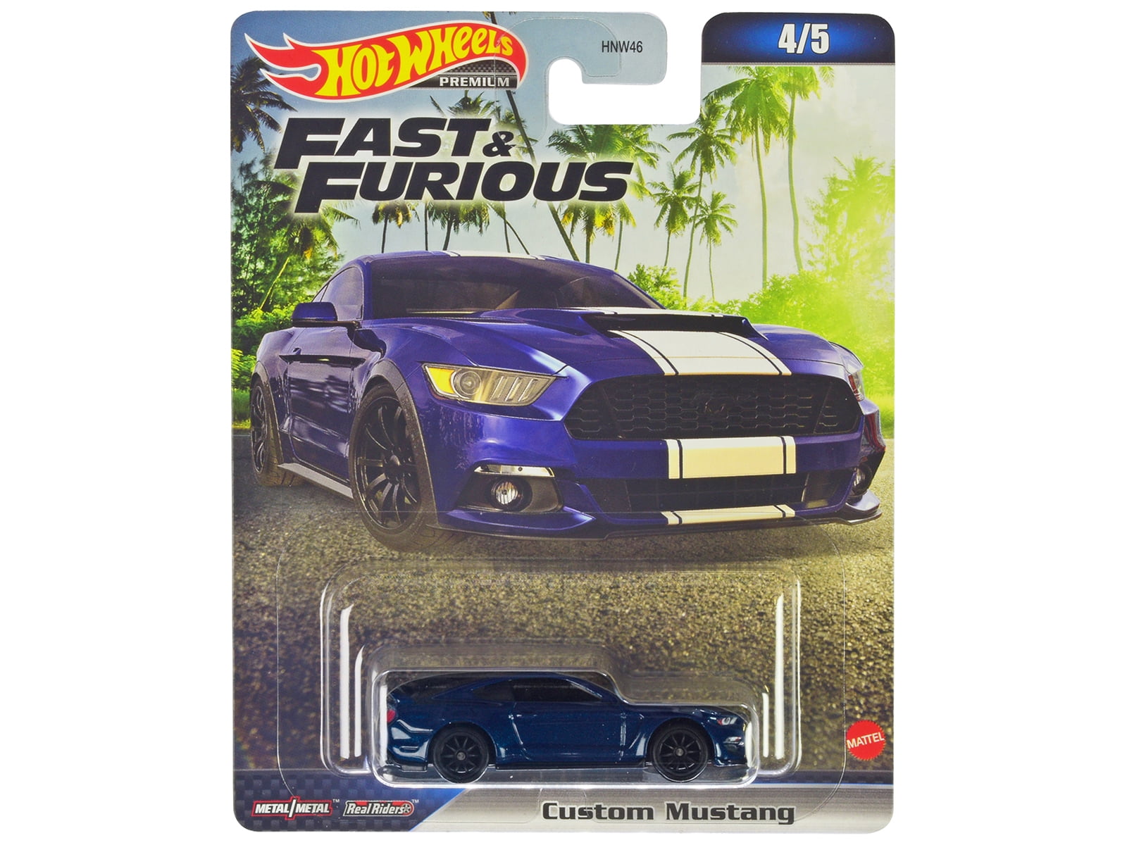 Diecast "Fast & Furious" 2023 5 piece Set C Diecast Model Cars by Hot Wheels