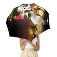 thumbnail image 2 of Miracle des Étalons Blancs Parapluie Semi-Automatique Pliable, 2 of 5