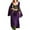 Purple, variant on Ladies Spring Dresses Women's Renaissance Medieval Dress with Flare Sleeves - Gothic Ruched Long Maxi Dress for Halloween Party Costumes Purple L