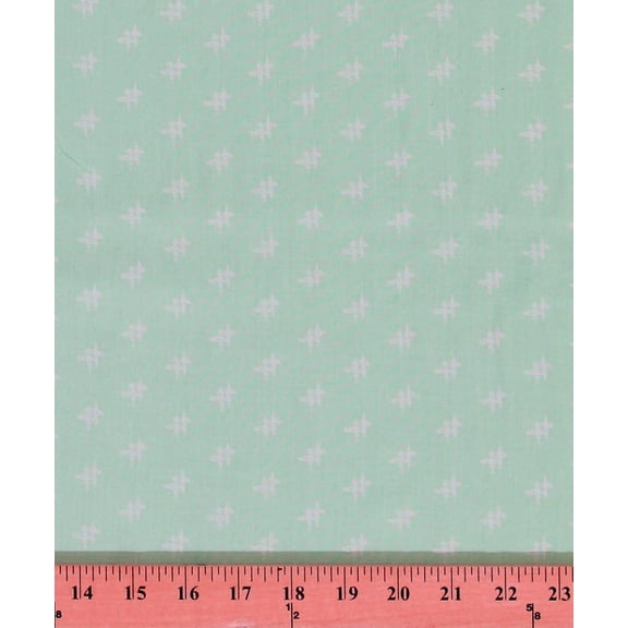 Heather Bailey Momentum Factor Mint Aqua Rayon Fabric by the Yard (RAHB002-Aqua)