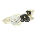 thumbnail image 6 of NFTIGB Nordic Luxury Iron Wall Flower Decoration, Modern Black and White Metal Pendant Art for Home Living Room Wall Decor, 20.7 inches / 52.5 cm, 6 of 7