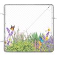 thumbnail image 1 of Chain Link Fence Gate x in Adjustable Chain Link Fence Panel Fit .- ft (W) x ft (H) Garden Fence Gate Opening Fencing Gate with Plastic Coating for Farm Posts Not I, 1 of 10
