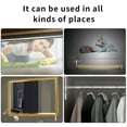 thumbnail image 4 of Justharion Sensor PIR LED Under Cabinet Light Kitchen Battery Operated LED Closet Lights Dimmable for Wardrobe Bathroom lighting Cold white Type2 1Set, 4 of 6
