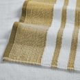 thumbnail image 3 of Modern Threads Reinhart 6-Piece Quick Dry Striped, Cotton Bath Towel Set, Mustard, 3 of 4