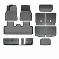 thumbnail image 1 of Tapis de Sol Imperméable Toutes Saisons pour Tesla Model Y 5 7 Places 2023-2020 avec Doublure de Dossier, 1 of 7