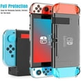 thumbnail image 5 of HEYSTOP Switch Carrying Case for Nintendo Switch Case with Screen Protector, 9 in 1 Nintendo Switch Accessories Kit and 6 Pcs Thumb Grip, Nintendo Switch Protective Case, 5 of 9