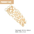 thumbnail image 2 of SHINYPASING Rideau de Porte Bricolage 1 Pcs Bambou Beige pour Style Rustique Naturel Déco Maison, 2 of 7