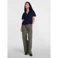 thumbnail image 3 of Scenario Women's and Women's Plus Textured Tie Front Top, Sizes XS-4X, 3 of 6