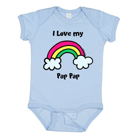 

Inktastic I Love My Pap Pap Gift Baby Boy or Baby Girl Bodysuit