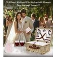 thumbnail image 3 of Cesta de pícnic Filano para 2 personas con copas de vino Mr Mrs y tarjeta 2025, 3 of 9