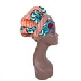 thumbnail image 4 of XIAOHUAGUA African Print Hair Bonnet Turbans Head Scarf Headwraps for Women Sleeping Ankara Hair Wrap Cap, 4 of 4