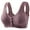 Purple, variant on Wireless Sleep Nursing Bra Easy Clip Down Breastfeeding Nursing Maternity Bra