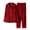 Wine, variant on Christmas Pajamas Family Silk Pjs Holiday Long Sleeve Button down Sleepwear Matching Pajamas