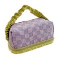 thumbnail image 1 of Bolsas De Maquillaje Bolsa de cosméticos a cuadros, bolsa organizadora de cosméticos portátil de mano para suministros de viaje Likrtyny Para Estrenar, 1 of 6