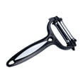 thumbnail image 2 of Clearance Peeler under $5 3in1 Fruit Vegetable Carrot Potato Peeler Cutter Slicer Amazing Health Black, 2 of 5