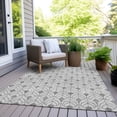 thumbnail image 6 of Addison Rugs Chantille Indoor/Outdoor Transitional Geometric Silver Washable Rectangle Rug, 3' x 5', 6 of 6