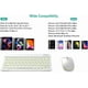 thumbnail image 5 of Innotech SC Combo de Teclado y Mouse Bluetooth Recargable Juego de Teclado de Mouse Inalámbrico Compacto Portátil Ultradelgado con Retroiluminación de 7 Colores para Android Windows Tableta Teléfono Celular iPad 13 y Superior-Azul, 5 of 6