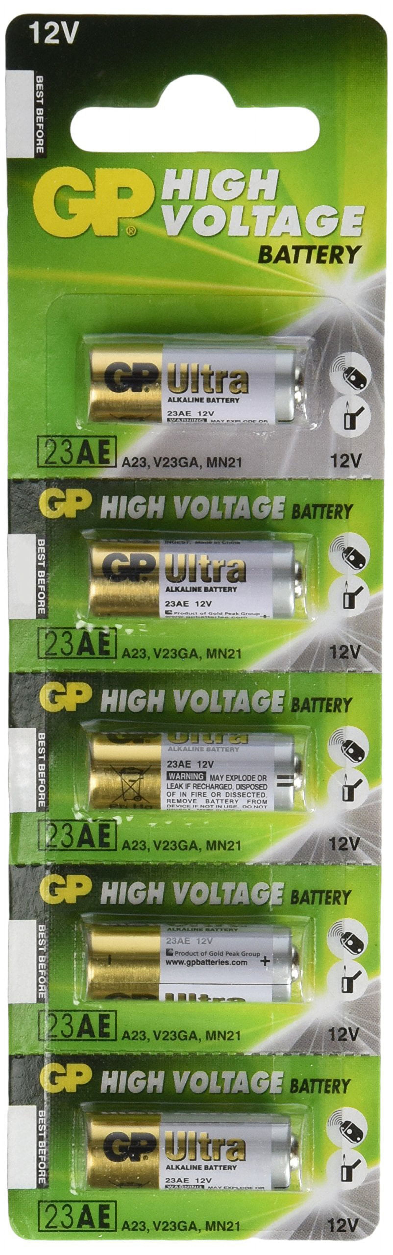 GP 23AE Battery - 23A, A23, V23GA, MN21, GP23A 12 Volt High Voltage