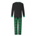 thumbnail image 4 of Nituyy Family Christmas Pjs Matching Sets 2023 Plaid Holiday Sleepwear Christmas Pajamas for Family Plus Size Xmas Jammies, 4 of 9