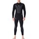 thumbnail image 1 of Advancent Trajes de neopreno Traje de buceo Pantalones de manga larga de secado rápido Protección solar de una pieza Mantener el calor para bucear Deportes acuáticos linea negra/negra XXL Advancent OD003281-20, 1 of 6
