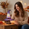 thumbnail image 7 of Battery Operated Witch Hat Hanging Light, Seasonal Hanging Halloween Light, For Bedroom, Desk, Mantel, Shelf, Window, Party Room And Halloween Home Decor, Easy To Style Decor, 7 of 7