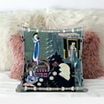 thumbnail image 4 of Empress Hall Indoor/Outdoor Pillow with Removable Cover in Gray Blue Black26x26, 4 of 5