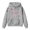 thumbnail image 4 of Gubotare Hoodies for Teens Trendy Girls Cute Graphic Crewneck Sweatshirt Long Sleeve Drop Shoulder Pullover Tops 5T 6T (Grey,5-6 Years), 4 of 4