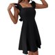 thumbnail image 3 of Lucakuins Vestido de mujer, vestido de verano con cuello cuadrado y espalda descubierta, minivestido de verano para fiesta Lucakuins moda, 3 of 6